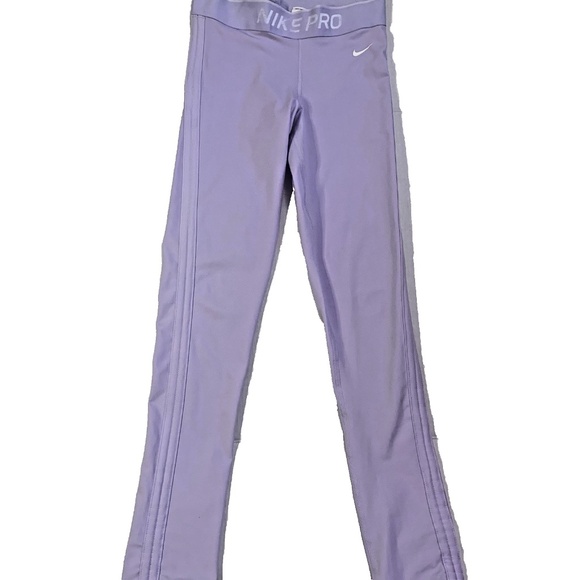NIKE PRO Meta Training Compression Tight Women’s Small Lavender Mist DRI-FIT - Picture 3 of 14
